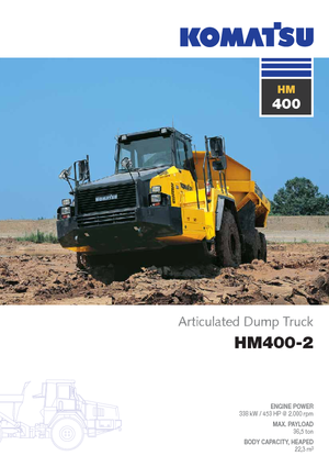 Dumperes articulados Komatsu HM400-2