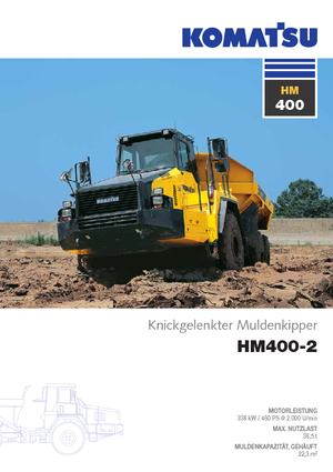Dumperes articulados Komatsu HM400-2