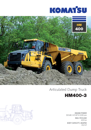 Dumperes articulados Komatsu HM400-3