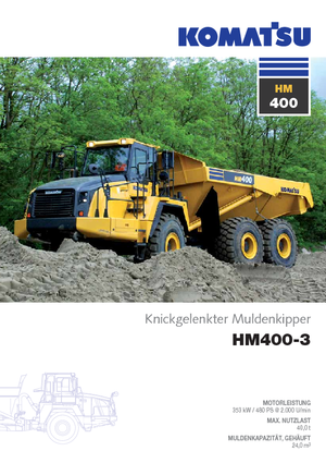 Dumperes articulados Komatsu HM400-3