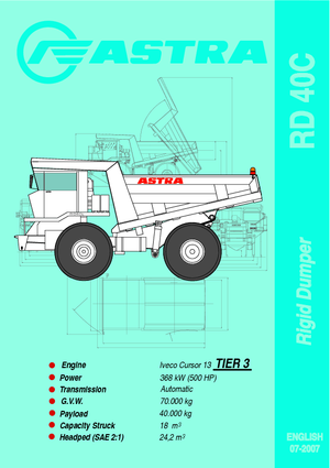 Autovolquetes Astra RD 40 C