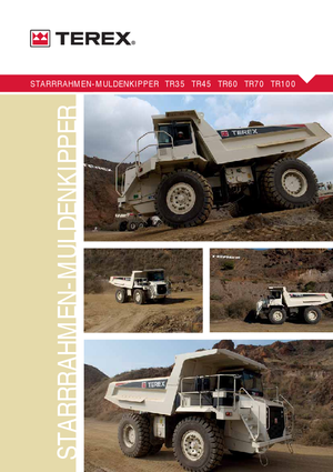 Autovolquetes Terex TR 100