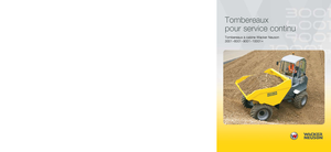 Dúmperes de ruedas Wacker Neuson 3001