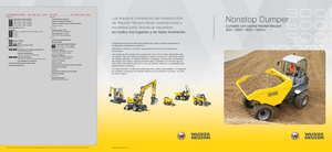 Dúmperes de ruedas Wacker Neuson 3001
