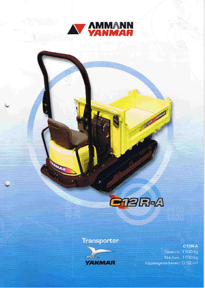 Dúmperes de orugas Yanmar C 12 RB