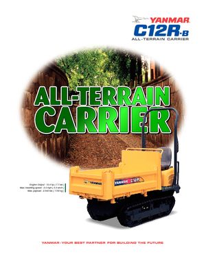 Dúmperes de orugas Yanmar C 12 RB