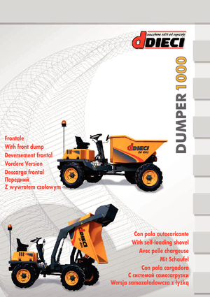 Dúmperes de ruedas Dieci DP 1000 Self-Load Shovel