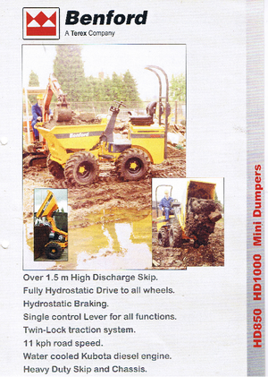 Dúmperes de ruedas Benford HD 1000