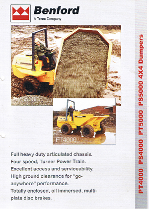 Dúmperes de ruedas Benford PS 5000