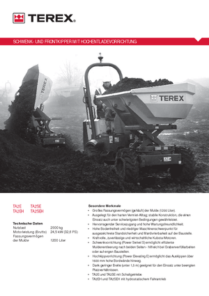 Dúmperes de ruedas Terex TA 2 SE