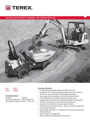 Dúmperes de ruedas Terex TA2SH