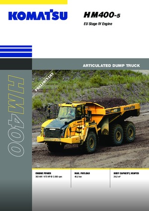 Dumperes articulados Komatsu HM400-5E0