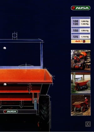 Dúmperes de ruedas Ausa 108 DA plus