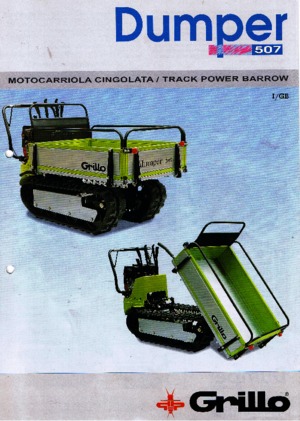 Dúmperes de orugas Grillo 507