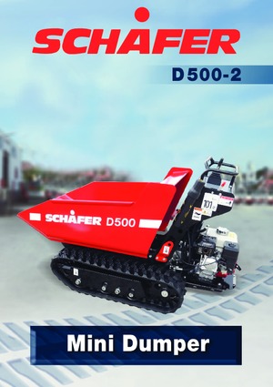 Dúmperes de orugas SCHÄFER D 500-2