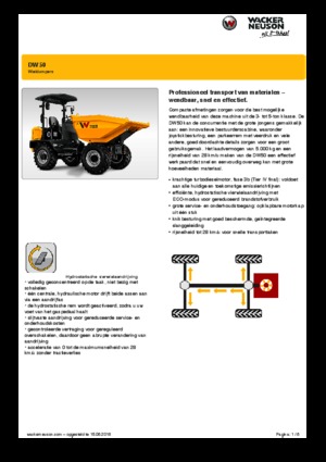 Dúmperes de ruedas Wacker Neuson DW50