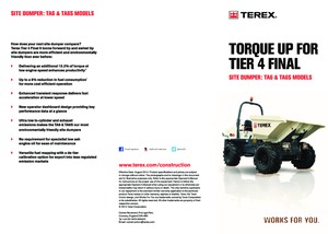 Dúmperes de ruedas Terex TA 6 S
