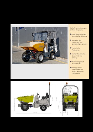 Dúmperes de ruedas Bergmann 1160 RK