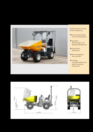 Dúmperes de ruedas Bergmann 1200R