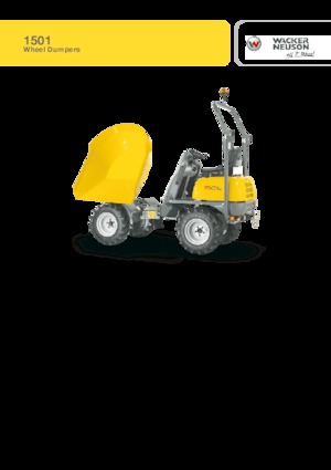Dúmperes de ruedas Wacker Neuson 1501 