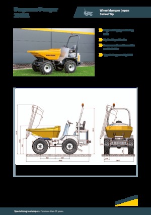 Dúmperes de ruedas Bergmann 2040R