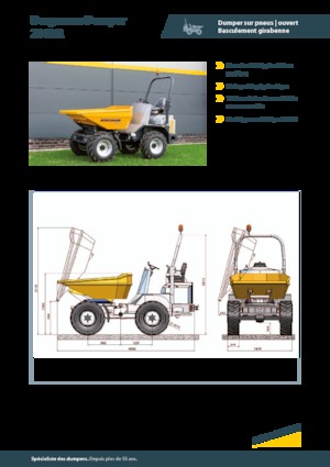 Dúmperes de ruedas Bergmann 2040R