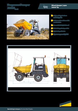 Dúmperes de ruedas Bergmann 2060R Plus