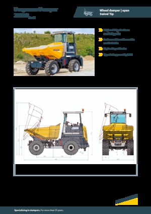 Dúmperes de ruedas Bergmann 2090R Plus