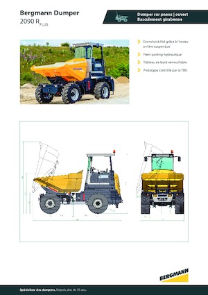 Dúmperes de ruedas Bergmann 2090R Plus