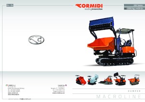 Dúmperes de orugas Cormidi C 31.200 RI