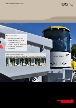 Dúmperes de ruedas Menzi 65rd