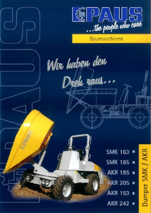 Dúmperes de ruedas Paus AKR 205