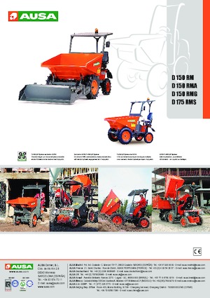 Dúmperes de ruedas Ausa D 150 RM