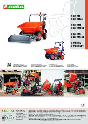 Dúmperes de ruedas Ausa D 150 RM