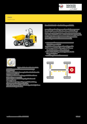 Dúmperes de ruedas Wacker Neuson DW60 LRC