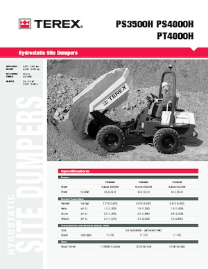 Dúmperes de ruedas Terex PS 3500 H