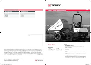 Dúmperes de ruedas Terex PT 3000