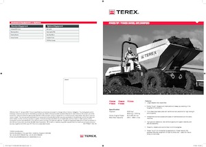 Dúmperes de ruedas Terex PT 5000
