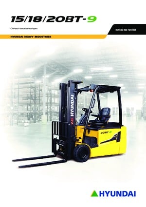 Carretillas elevadoras eléctricas Hyundai 20 BT 9 ac