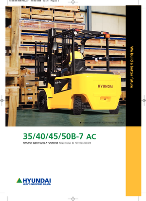 Carretillas elevadoras eléctricas Hyundai 40 B 7 ac