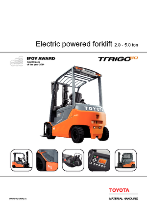 Carretillas elevadoras eléctricas Toyota 8 FBMKT 25