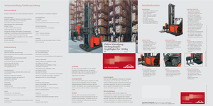 Carretillas elevadoras de carga lateral eléctricas Linde A 10