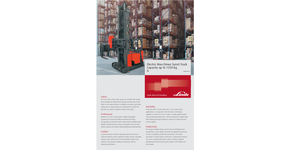 Carretillas elevadoras de carga lateral eléctricas Linde A 10