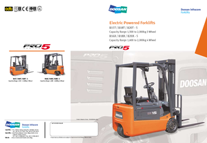 Carretillas elevadoras eléctricas Doosan B 18 T