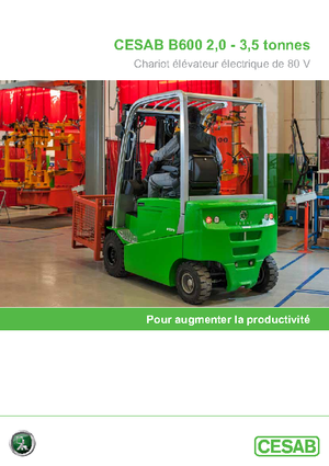 Carretillas elevadoras eléctricas Cesab B 625 L