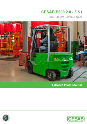 Carretillas elevadoras eléctricas Cesab B 625 L
