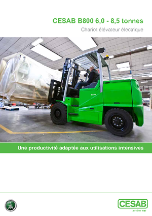 Carretillas elevadoras eléctricas Cesab B 860