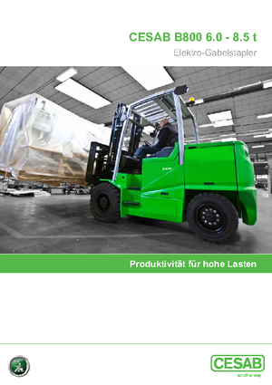 Carretillas elevadoras eléctricas Cesab B 860