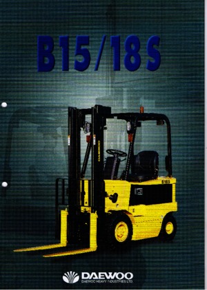 Carretillas elevadoras eléctricas Doosan B 15 S