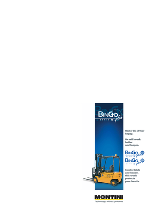 Carretillas elevadoras eléctricas Montini Bingo 204 CSM